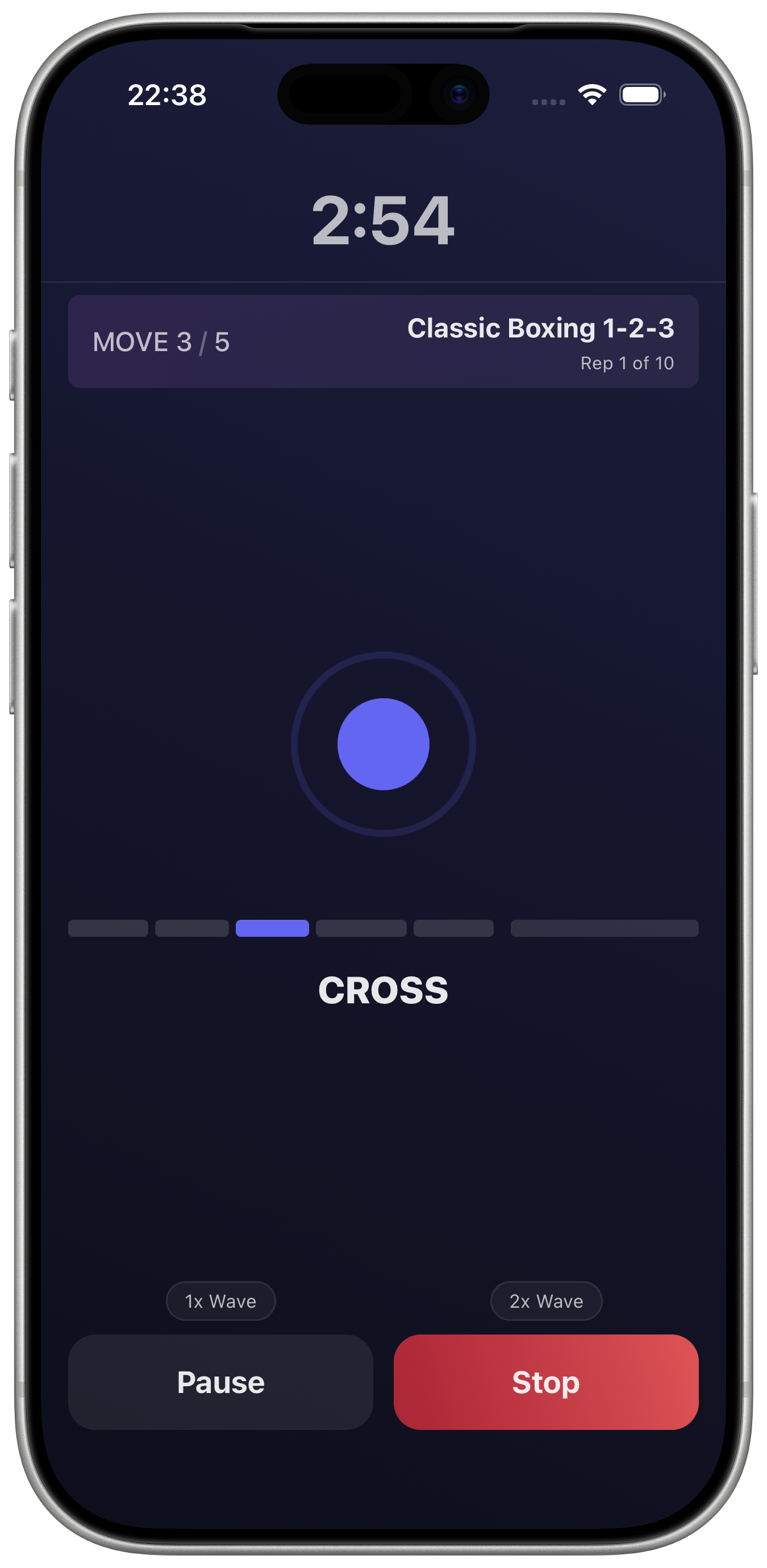 Drill any combo from memory, on the beat — device preview — iOS