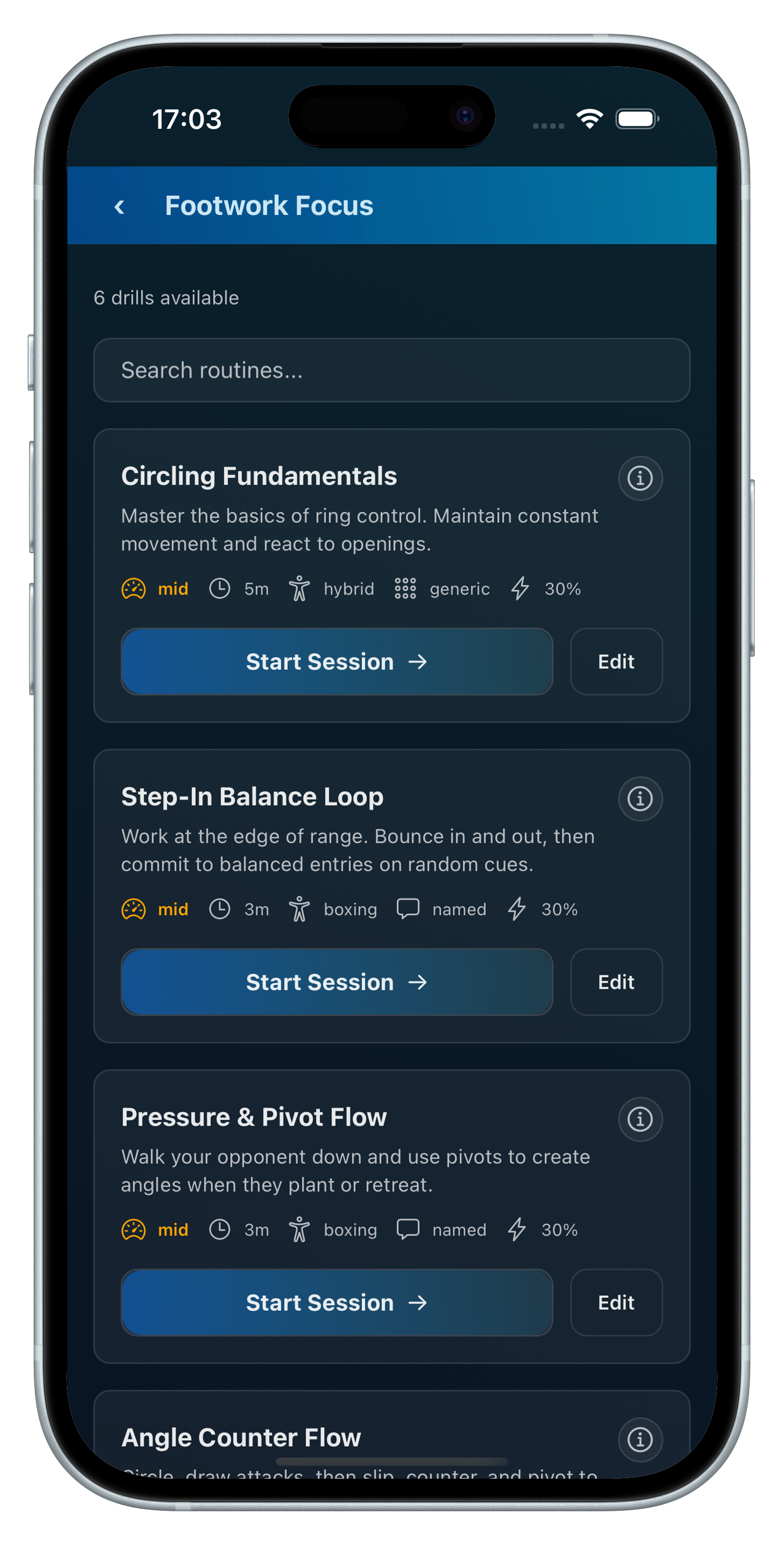 Footwork Drills - iOS